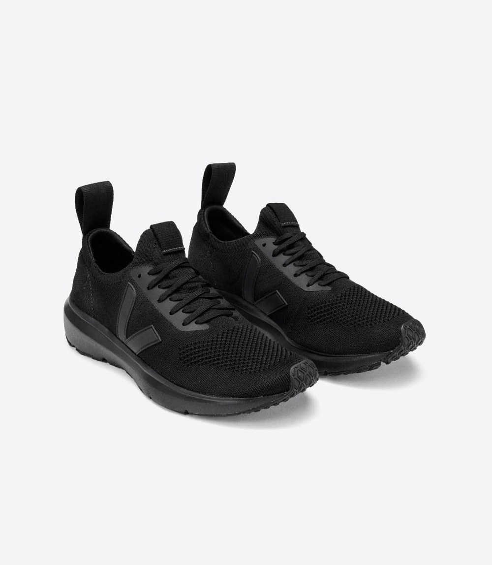 Tenis Veja Hombre - V-Knit X Rick Owens - Negros - 714HKLTWF